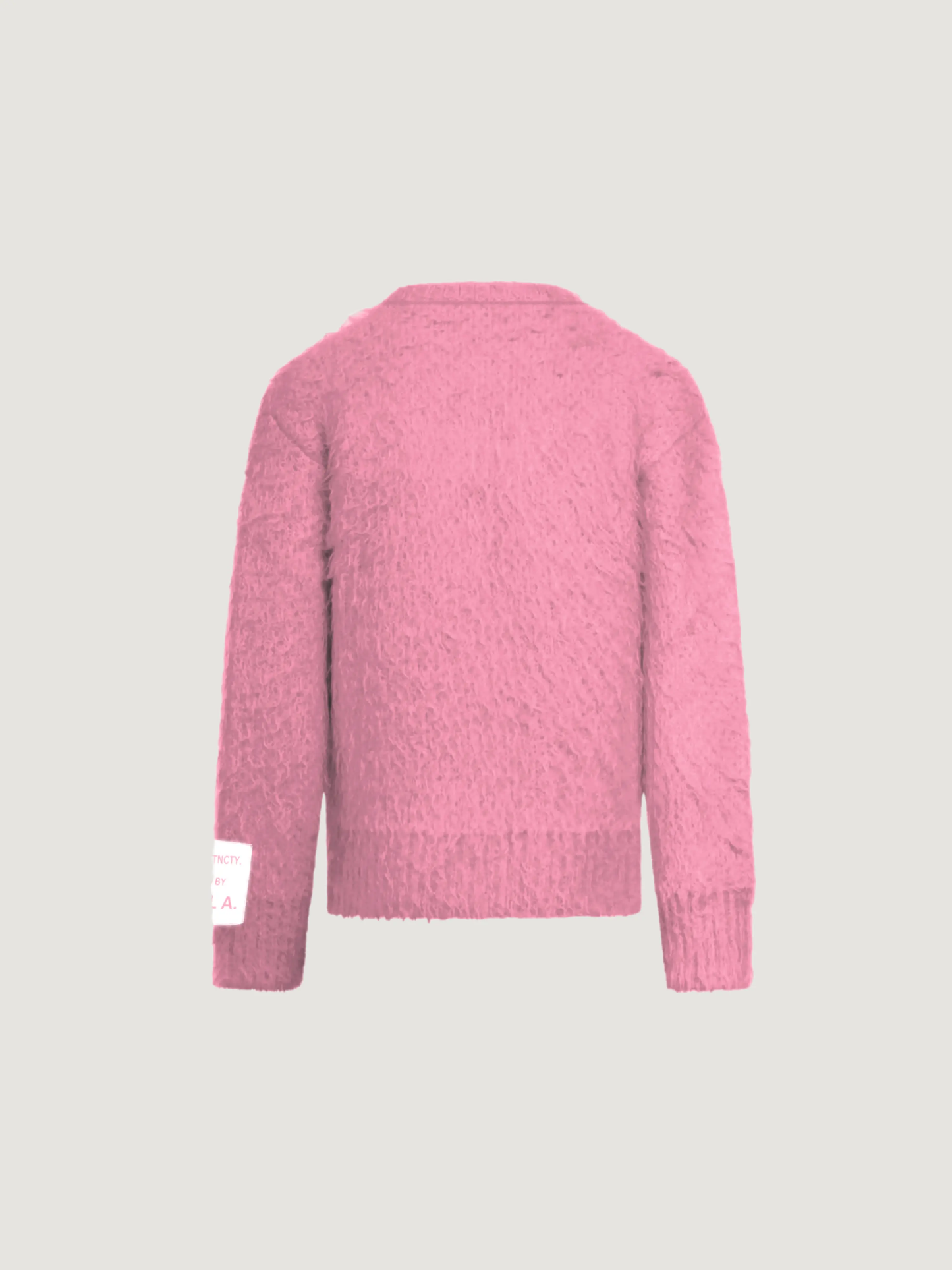 France Pink Mohair Sweater. ETNCTY