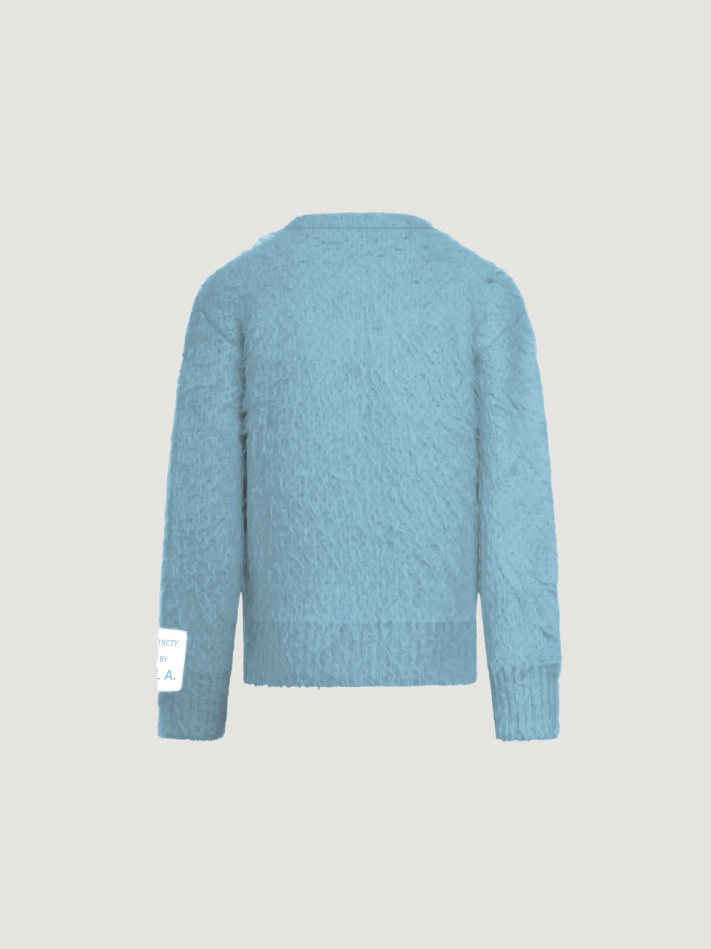 France Blue Mohair Sweater. ETNCTY
