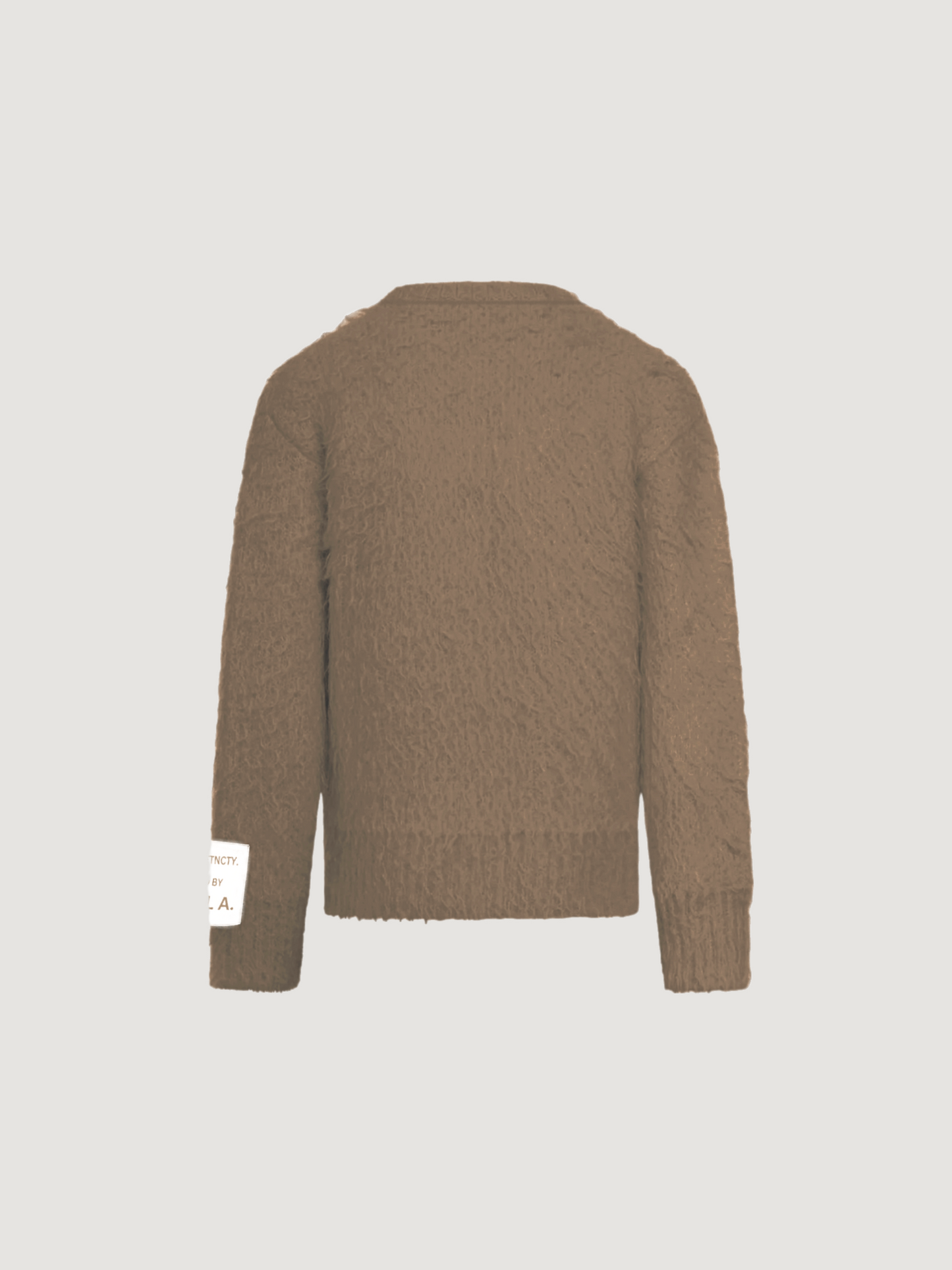 France Brown Mohair Sweater.