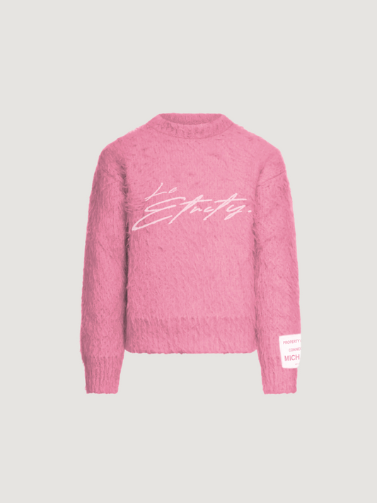 France Pink Mohair Sweater.